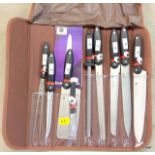 9 piece knife set in bag