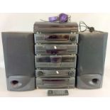 Kenwood music system ,radio ,cd player ,record player ,amp speakers etc