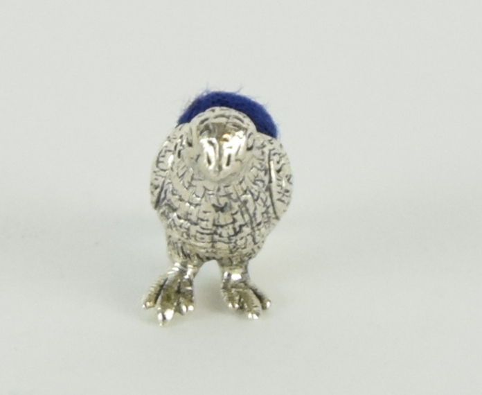 a silver partridge pincushion - Image 4 of 4