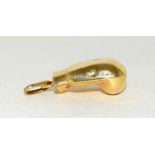 9ct gold boxing glove charm