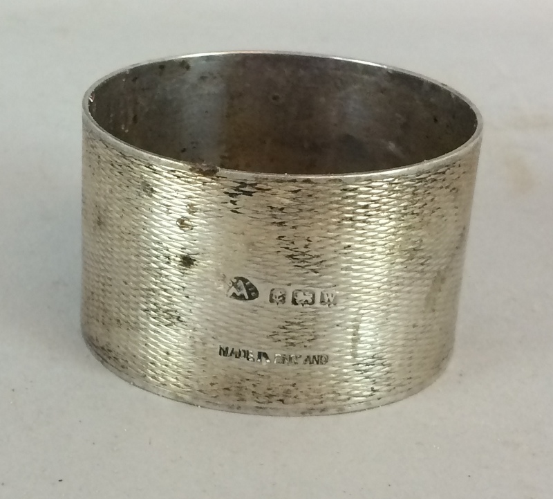 5 mix silver table napkin rings - Image 7 of 7