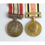 A British Fire Service Association bronze medal impressed to the edge 4592 and a Special