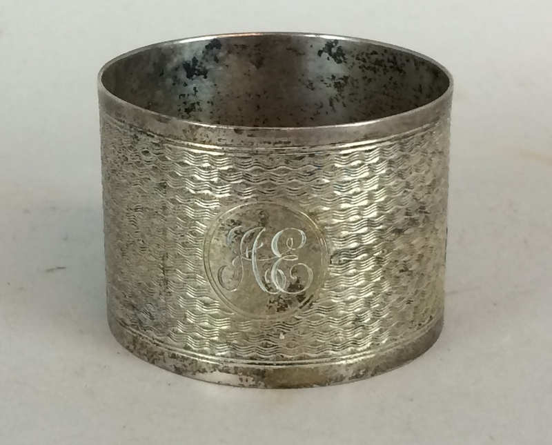 5 mix silver table napkin rings - Image 2 of 7