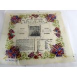 Lord Nelson Centennial paper Napkin good strong colours enclosed for protection in a plastic sleeve