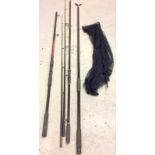 A Collection of Carp Fishing Items Flaxen Hunter rod Net etc