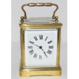 Brass carriage clock working order