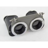 Kershaw Military Binoculars period 1940 adapted in 1979 as stereo viewers