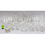 Selection of Fine glassware to include brandy goblets