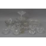 Selection of crystal glassware to include Waterford