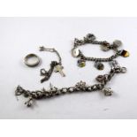 Mix silver jewellery items 50gm