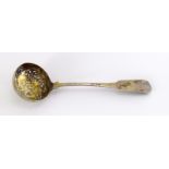 Silver drain spoon