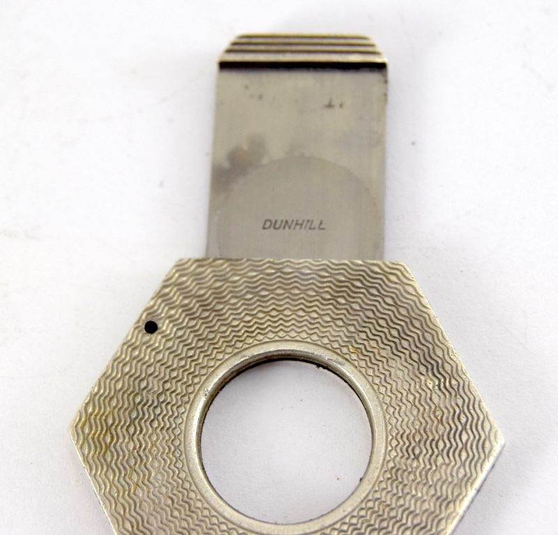 Silver hallmarked Dunhill cigar cutter - Image 4 of 4