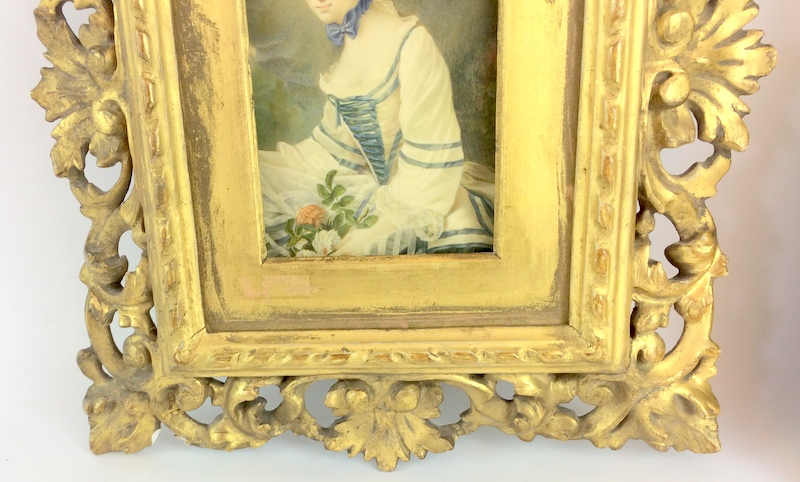 Two small gilt picture frames - Image 3 of 6