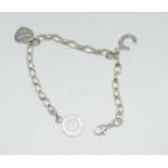 Thomas Sabo silver charm bracelet and charms