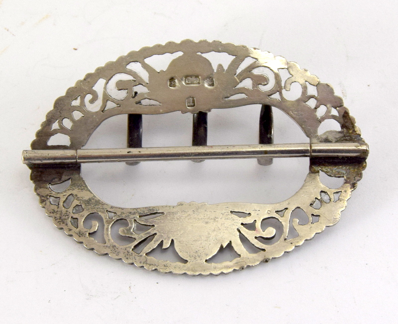 Silver hallmarked belt buckle - Image 2 of 3