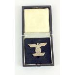 A WW2 Third Reich 1939 Clasp to the Iron Cross Spange zum Eisernen Kreuz in its original box.