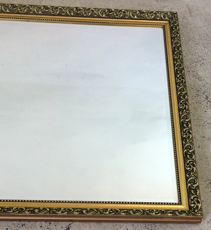 Gilt framed bevelled edged mirror. 135 x 105cm - Image 2 of 2