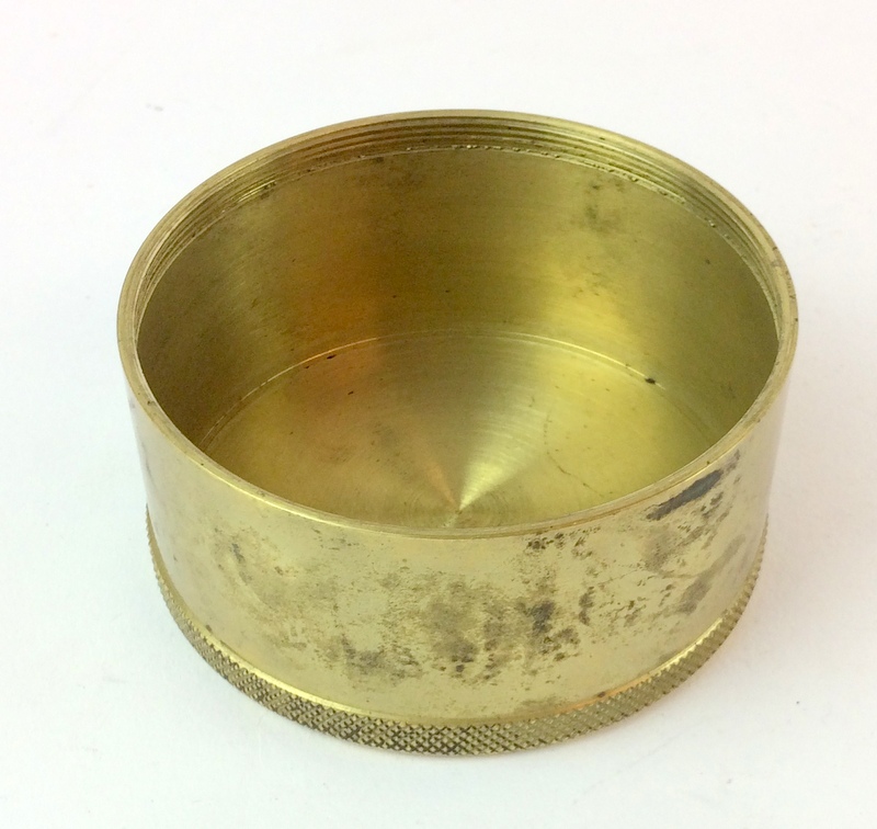 A brass cased Clinometer 8cms diameter with impressed serial number 4058 - Image 3 of 5