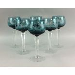 6 Bohemian glasses