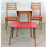 retro kitchen breakfast table and chairs with folding coffee table