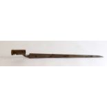 British Socket Bayonet without scabbard. blade length 44cm