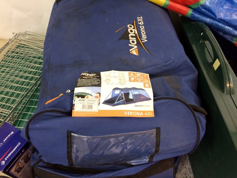 Large quantity of camping equipment to include 6 man vango Verona tent, stove, tables and - Image 2 of 5