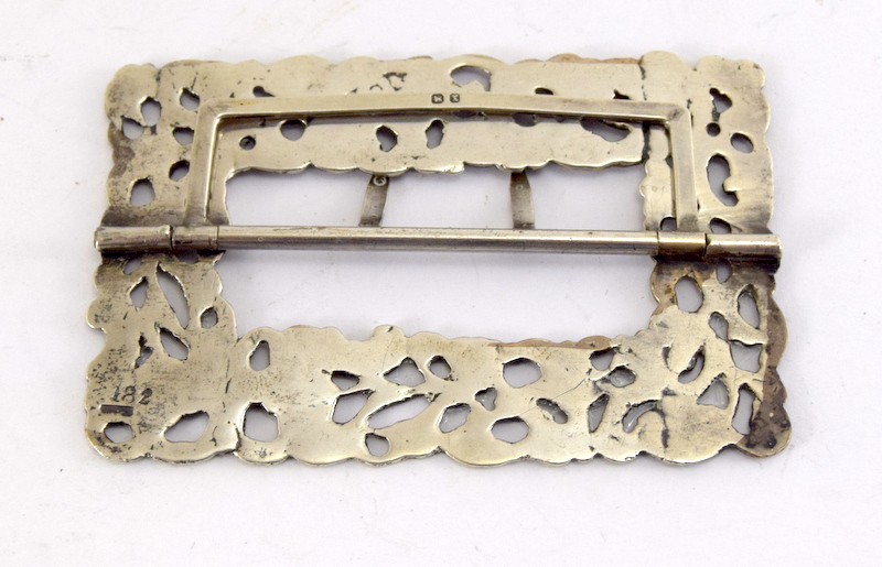 Silver hallmarked belt buckle - Image 3 of 3