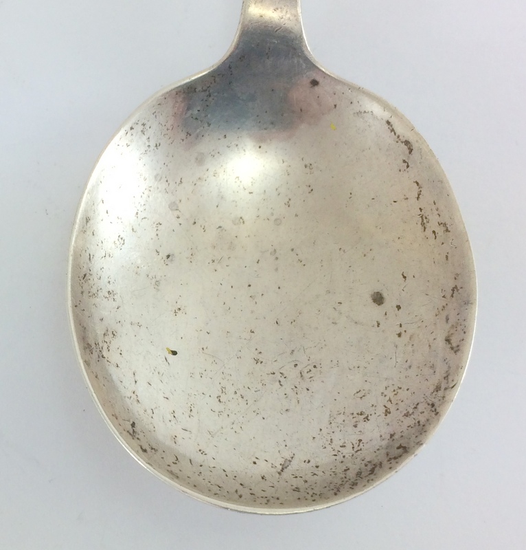 Silver Trefid spoon with small bowl. Hallmarked Sheffield 1913 by CB &G. length 14 cm. Total - Image 5 of 8