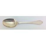 Silver Trefid Spoon. hallmarked London 1702 by William Scarlett. Length 19.5cm Total weight 56g