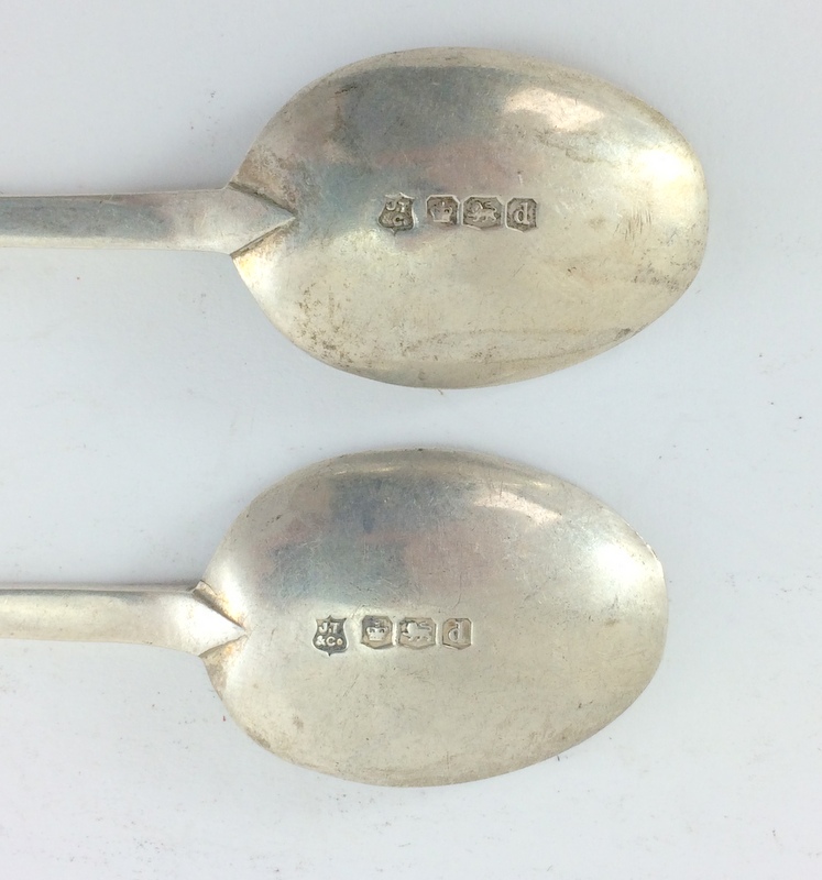 6 Silver teaspoons Spoons. Hallmarked Sheffield 1921 by J T & co. Length 10.5g. Total Weight 70g - Image 5 of 5