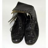 Pair of Edwardian Ladies Shoes made for Gamages. Size 8