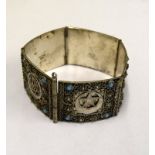 Sterling Silver Siam Bracelet