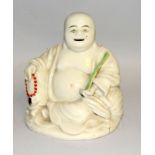 Chinese pottery Buddha figure