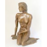 Bronze Mermaid signed on the base Claude 10.07 with the monogram 'CL' in triangle cartouche. Taken