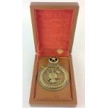 Boxed Ships Crest/Tampion made of bronze in presentation case 14cm