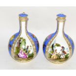 Pair of Dresden Lidded Vases (Inspect)