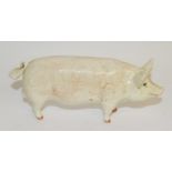 Beswick Pig Wall Champion Figure