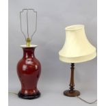 2 table lamps