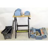 WORKMATE bench and misc toolboxes