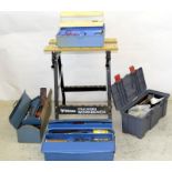 WORKMATE bench and misc toolboxes