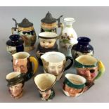 Mix collection of china curios to included Doulton Wedgewood Gobbles