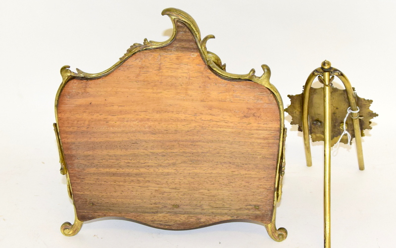 Brass letter rack, Brass Easel Shaped Vistior Card Holder - Image 7 of 7