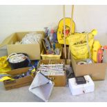 Large quantity of yachting / boating equipment to include ropes, life jackets, ladders, lights,