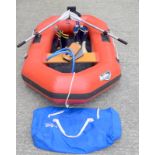 Achilles inflatable tender with carry bag, oars and pump