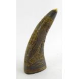 Carved and designed animal horn 200gm