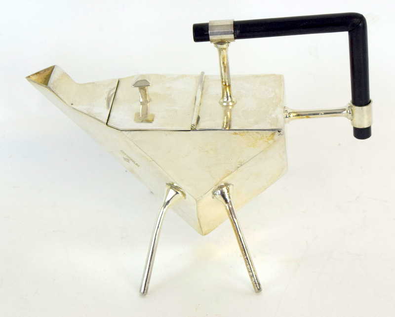A Silver Oval Shaped Desk Stand Standing On Ball And Claw Feet - Image 6 of 8