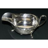 Silver hallmarked sauce jug