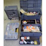 4 boxes of aircraft modelling tools and spares