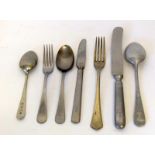 8 pieces of Military Issue Cutlery to include Third Reich & British