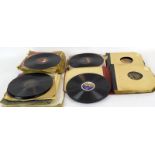 Large box of 38RPM records including many jazz to include Benny Goodman